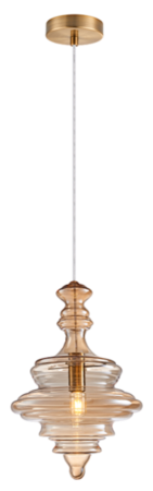 Подвесной светильник 1*E27 60Вт Латунь IP20 Trottola P057PL-01BS Maytoni