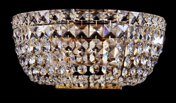 Бра 2*E14 60Вт Золото Антик IP20 Basfor DIA100-WL-02-G Maytoni