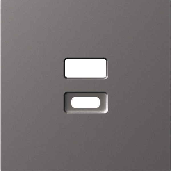 Donel A07 матовый титан накладка для розеток USB, серия DB