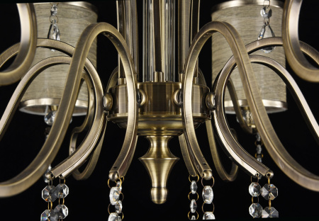 Люстра 12*E14 40Вт Бронза Антик IP20 Faust FR2300-PL-12-BZ Freya