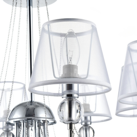 Люстра 8*E14 40Вт Хром IP20 Beverly FR5661-PL-08-CH Freya