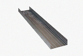 Лоток перфорированный ЛМ 200х100х3000 УХЛ1, оцинкованный лист, S1,2