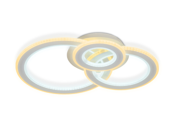 Потолочный светодиодный светильник с пультом FA861 WH белый 71W 580*430*120 (ПДУ РАДИО 2.4) Ambrella Light