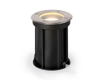 Светильник уличный в грунт ST6511 BK черный IP67 GU10 max 35W D108*135 Ambrella Light