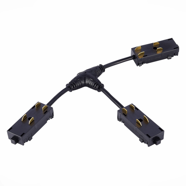 T-образный коннектор Skyline 220 Черный ST015.422.19 ST LUCE