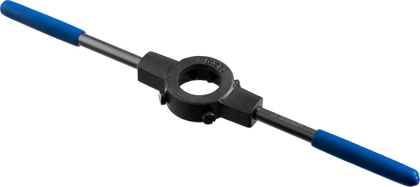 30мм, для M10, Плашкодержатель со стопорными винтами, сталь 45 ЗУБР