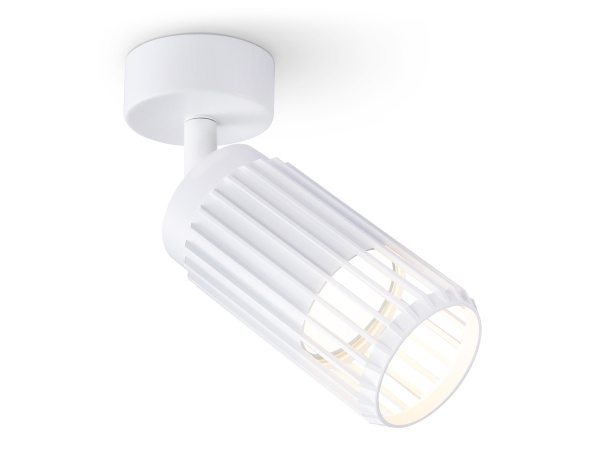 Накладной поворотный спот со сменной лампой TN51677 WH белый GU10 D60*120 Ambrella Light