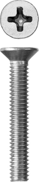 Винт DIN 965, M4 x 25 мм, 5 кг, кл. пр. 4.8, оцинкованный, ЗУБР Винт DIN 965, M4 x 25 мм, 5 кг, кл. пр. 4.8, оцинкованный, ЗУБР