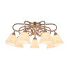 Потолочный светильник 7*E14 60Вт Золото IP20 Silvana FR2062-PL-07-G Freya