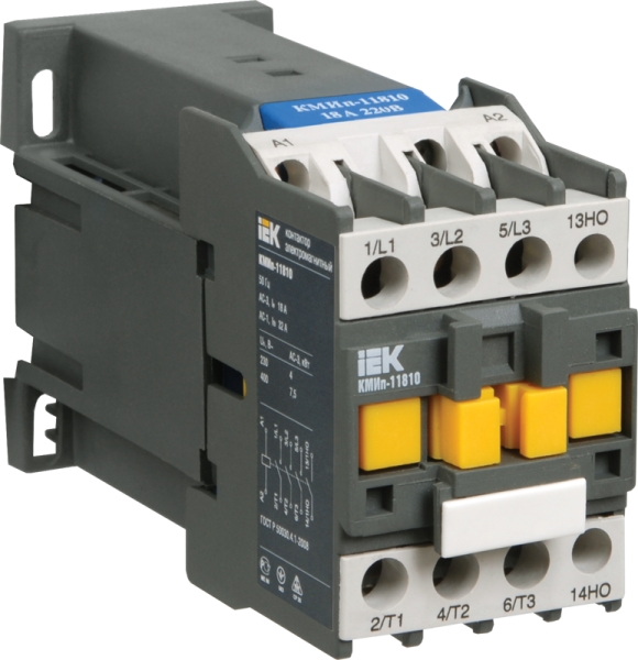 Контактор КМИп-11810 18А 24В/АС3 1НО IEK
