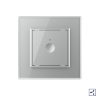 Одноклавишный проходной сенсорный выключатель Module, цвет серый Livolo