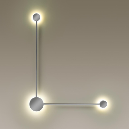 Настенный св-к IP20 LED 10W 912Лм 3000K GENT хром/металл ODEON LIGHT