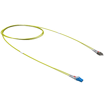 Оптический коммутационный шнур переходной Duplex LC-UPC/FC-UPC, 9/125 OS2, 30 м DKC