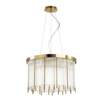 Люстра E14 7*40W YORK золото/металл/стекло ODEON LIGHT