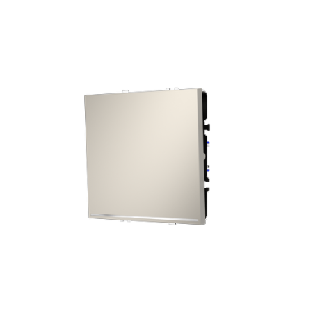 Проходной переключатель встраиваемый Voltum S70 одноклавишный с подсветкой 10А, (кашемир)