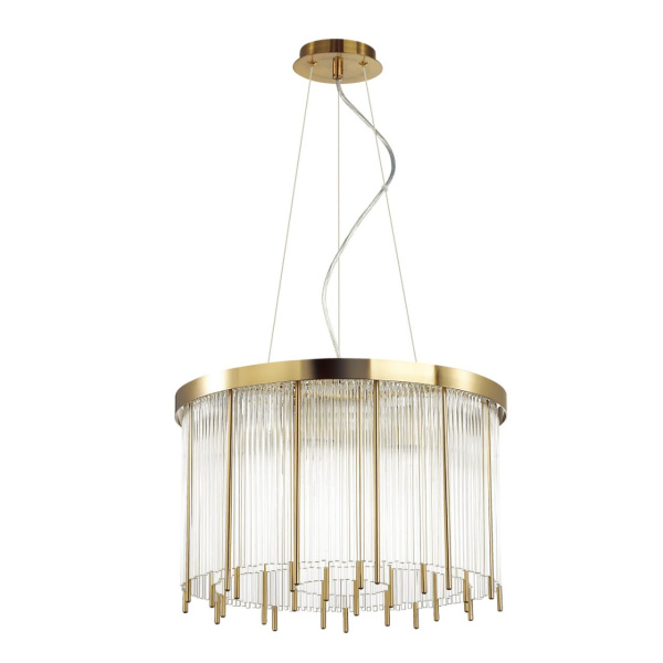 Люстра E14 7*40W YORK золото/металл/стекло ODEON LIGHT