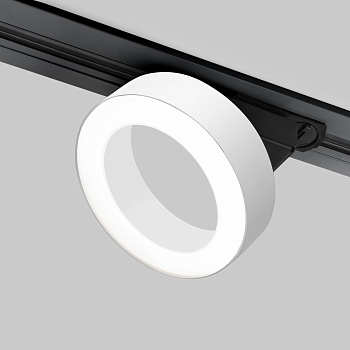 Трековый светодиодный светильник для однофазного шинопровода 12Вт 4200К белый IP20 Spila (a056373) Elektrostandard