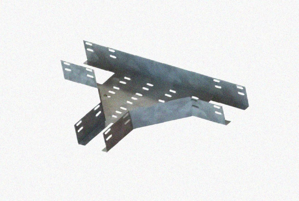 Лоток тройниковый перфорированный ОТ 600х150 УТ1,5, оцинкованный лист S1,5