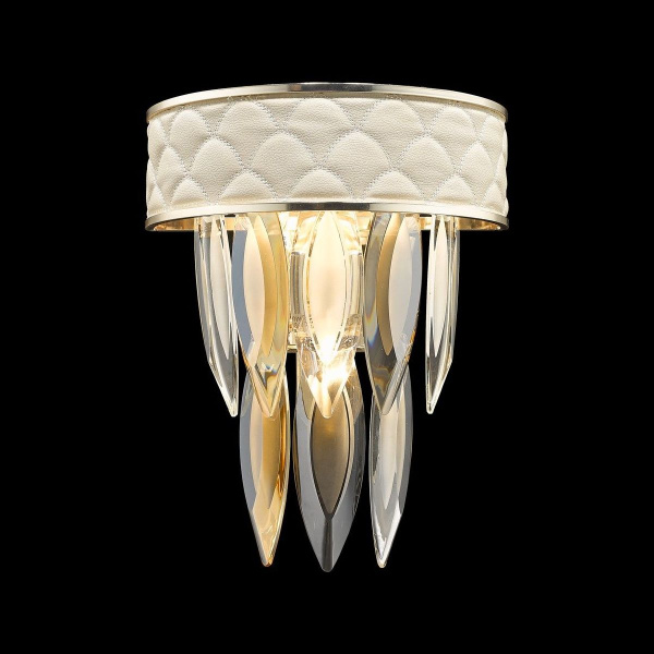 Бра Золото, Бежевый/Прозрачный, Дымчатый, Янтарный E14 3*40Вт WE143.03.301 WERTMARK