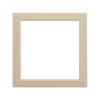 Декоративная вставка для металлических рамок "Avanti", бежевая, 1 пост (2 мод.) DKC