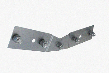 Соединитель шарнирный СШ.ЛМГх100 УХЛ1, оцинкованный лист, S1,5