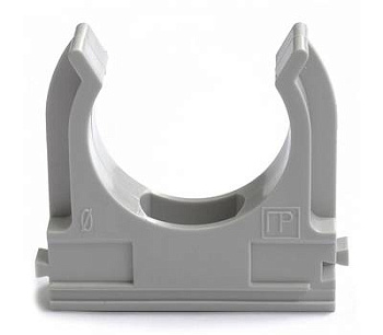 Крепёж-клипса для труб Полистирол d50 мм (10шт/200шт уп/кор) Промрукав