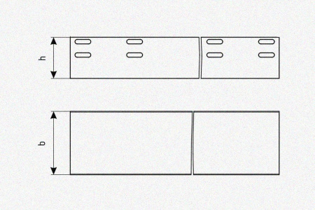 Лоток глухой ЛМГ 400х100х2000 УХЛ1 с крышкой КЛ400 УХЛ1, оцинкованный лист S1,0, ТУ3449-036-01394366-2012