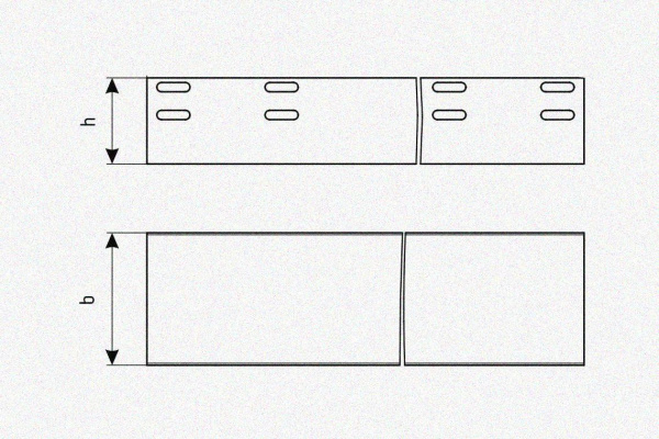 Лоток глухой ЛМГ 400х100х2000 УХЛ1 с крышкой КЛ400 УХЛ1, оцинкованный лист S1,0, ТУ3449-036-01394366-2012
