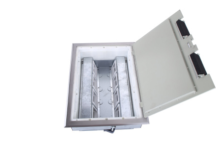 Donel Лючок в пол 16 мод. (8 мод. 45х45 мм.) верт. установка, металл