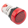 Индикатор значения напряжения красный ED16-22VD PROxima EKF