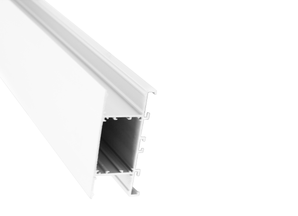 Donel Накладной двусторонний алюминиевый профиль, 42,3х90х2000. Цвет: Белый матовый, RAL9003,серия:DN8HF