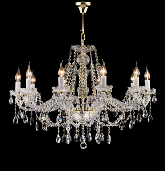 Люстра 10*E14 60Вт Золото IP20 Beatrix DIA019-10-G Maytoni