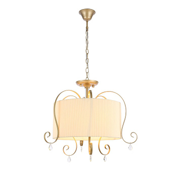 Люстра подвесная, потолочная Золотистый/Белый E14 3*40Вт SL177.213.03 EVOLUCE