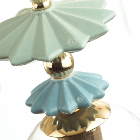 Люстра потолочная E14 5*40W BIZET золото/разноцветн./керамика/стекло ODEON LIGHT