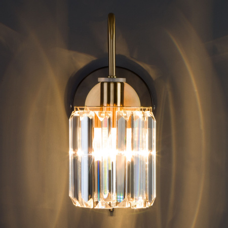 Бра в стиле лофт 1*E14 60Вт античная бронза, черный IP20 Tenia (70090/1 черный) Eurosvet