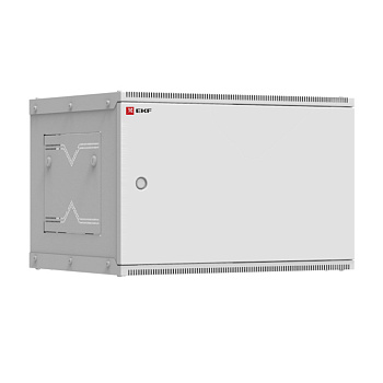 Шкаф телекоммуникационный настенный разборный 6U (600х450) дверь металл, Astra серия PROxima EKF