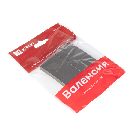 Валенсия Лицевая панель выключателя 2-кл, 10А графит EKF