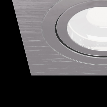 Встраиваемый светильник 1*GU10 50Вт Серебро IP20 Atom DL024-2-01S Technical