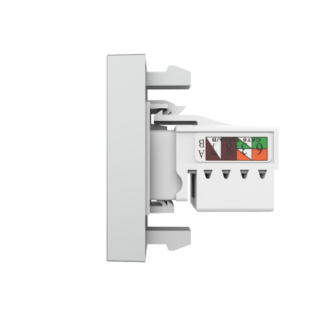 Розетка компьютерная RJ-45 серая (механизм) Livolo