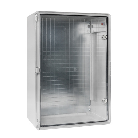 Щит пластиковый с монтажной платой прозр, дверь 600х400х200 мм IP65 PROxima EKF