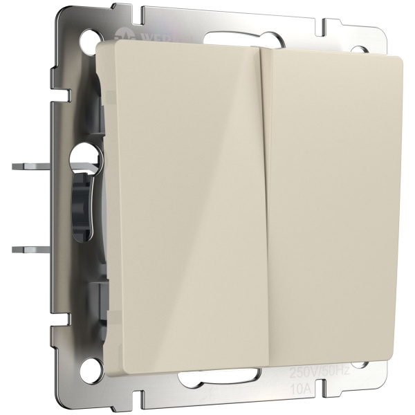 Встраиваемые механизмы Выключатель СУ 2 кл. проходной 10А 00 IP20 Werkel