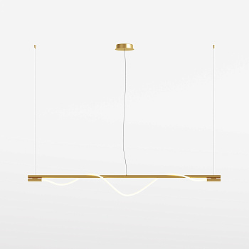 Подвесной светильник LED 21Вт Золото IP20 Tau MOD166PL-L20G3K Maytoni