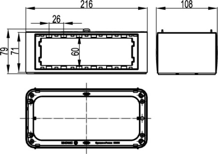 Вертикальное расширение напольной башенки BUS DKC