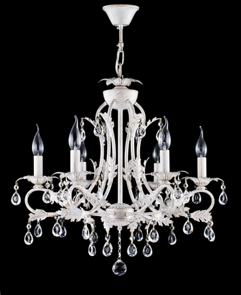 Люстра 6*E14 60Вт Белый с Золотом IP20 Dezi FR3040-PL-06-WG Freya