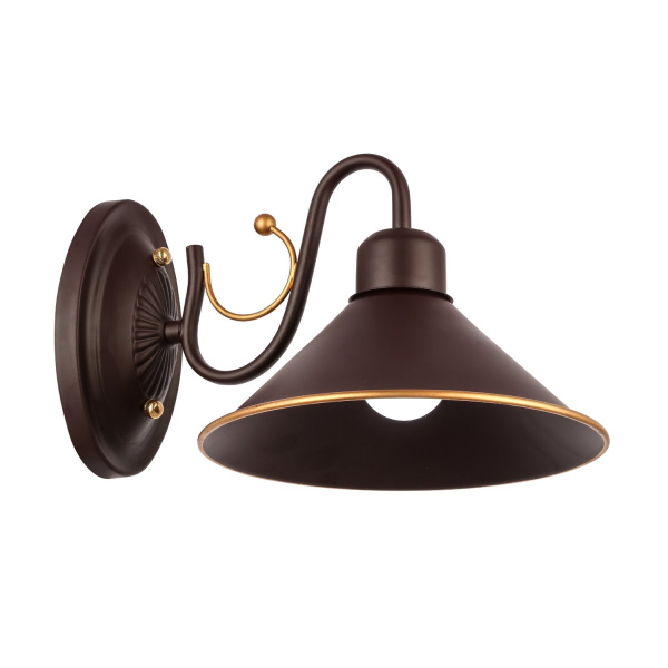 Светильник настенный Темно-коричневый/Черный E27 1*60Вт SLE120401-01 EVOLUCE