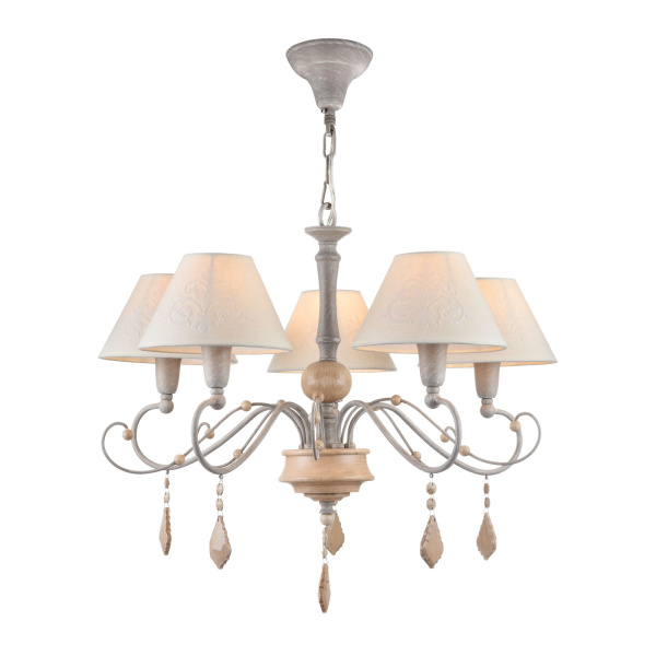 Люстра 5*E14 40Вт Серый IP20 Elegant 17 ARM132-PL-05-GR Maytoni