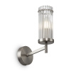 Настенный светильник (бра) 1*E14 60Вт Никель IP20 Manisa FR5036WL-01N Freya