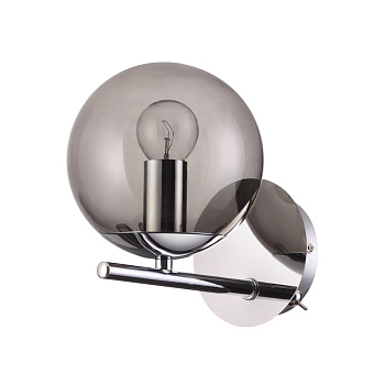 Бра E14 1*40W 220V SIERRA хром,дымчатый LUMION