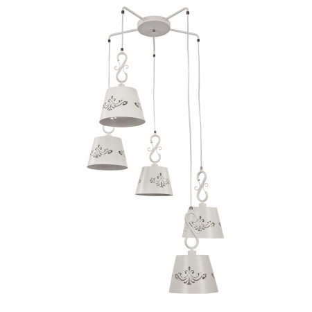 Подвесной светильник 5*E14 40Вт Белый IP20 Aurora FR2259-PL-05-W Freya