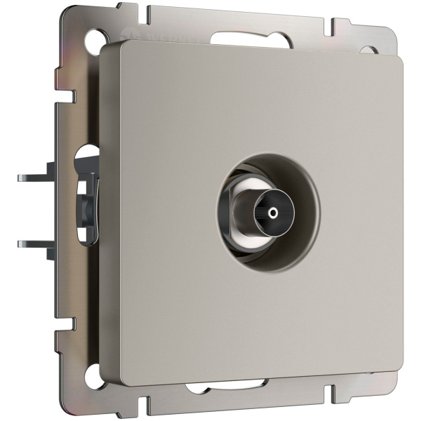 Встраиваемые механизмы ТВ-розетка оконечная (дымчатый) Werkel